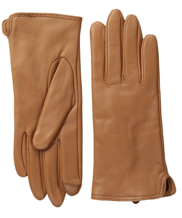 Touchpoint Women's Side Vent Leather Glove with Technology
